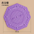 Traditional Chinese Medicine Round Acupressure Board Jogging Foot Qme PURPLE