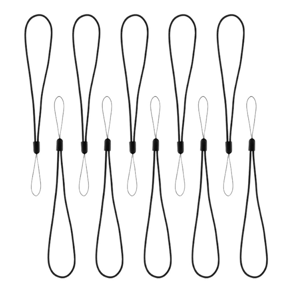 3pcs/10pcs Bicycle Code Table Protection Rope Hand Wrist Strap Rope Cord for Navigation Device Cover and Accessories Qme Black 10Pcs