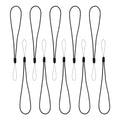 3pcs/10pcs Bicycle Code Table Protection Rope Hand Wrist Strap Rope Cord for Navigation Device Cover and Accessories Qme Black 10Pcs