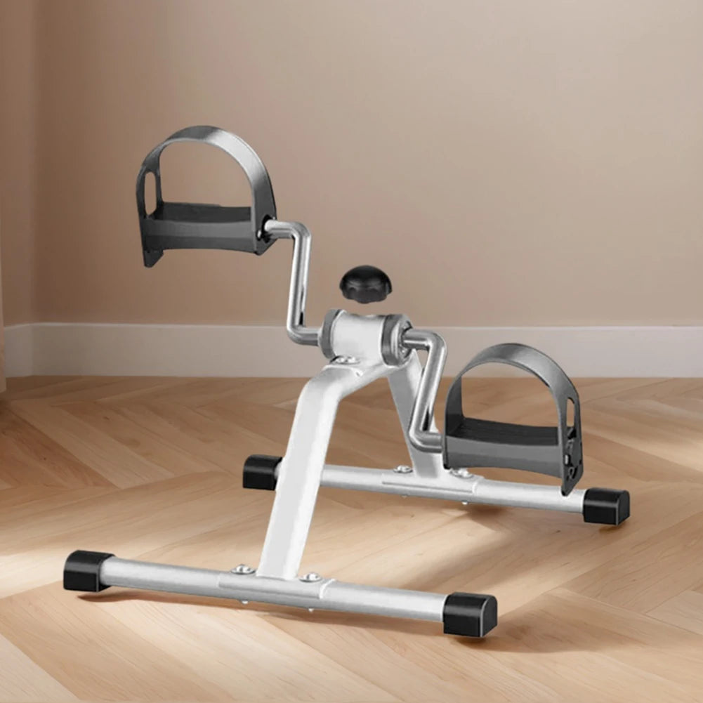 Mini Foldable Arm Leg Exercise Bike with Adjustable Resistance Under Desk Bike Cycle Pedal Exerciser for Home Exercise Qme