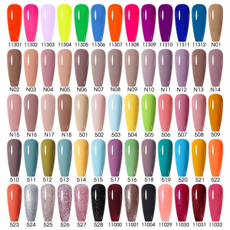 Arte Clavo Gel Nail Polishes Pink Nude Hybrid Lak Manicure Qme