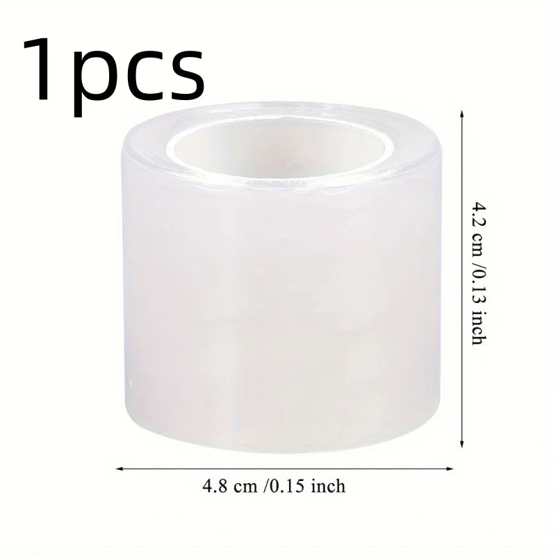 Plastic Cover Wrap Film For Eyelash Plant Eyebrow Tattoo, Disposable Plastic Wrap For Permanent Make Up Tattoo Clear Wrap Qme 1pcs 42mmX200m