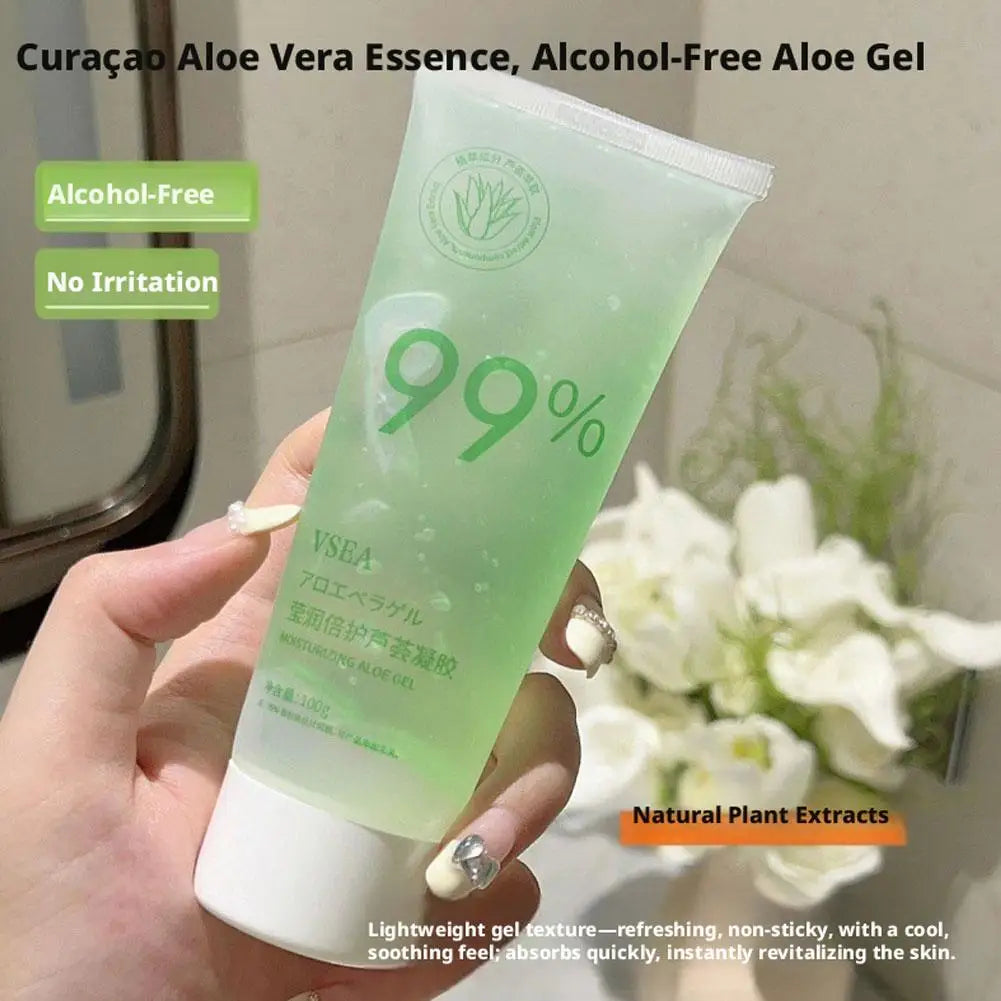 99 Aloe Vera Gel Naturally Hydrating Soothing Skincare Moisturizing Qme