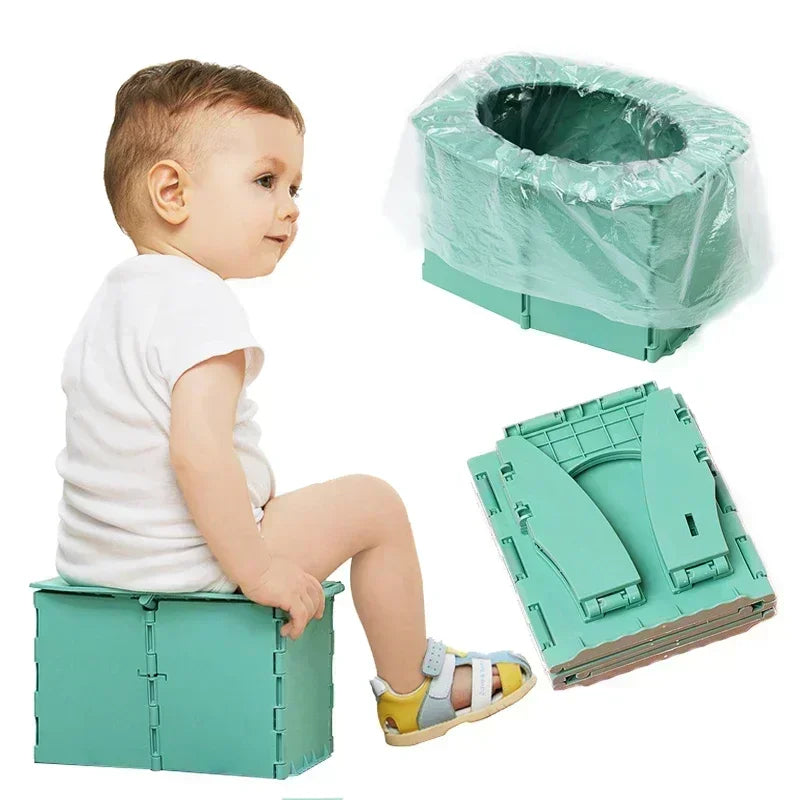 Portable Baby Boy WC Toilet Seat Baby Girl Pot Toilet Bowl Foldable Potty Training Pot Outdoor Travel Pots Child Seat Baby Potty Qme