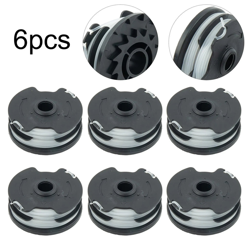 1/6pcs Thread Spools Replacement For LIDL For Parkside Cordless Grass Trimmer PRTA 20-Li A1, B2 Garden String Trimmer Qme 6 PACK