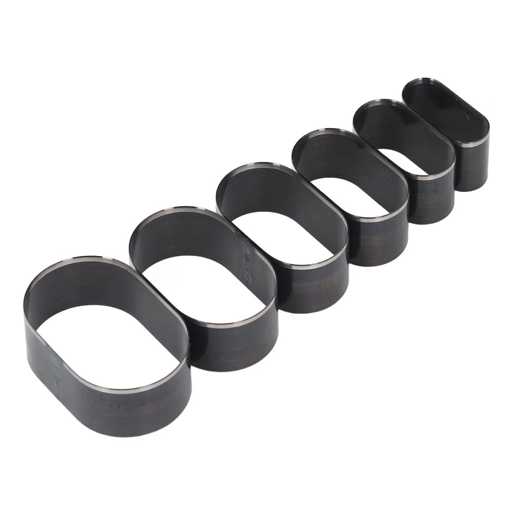 6Pcs Leather Cutting 35/40/45/50/55/60mm Die Leather Stencil Cutter Mold Hollow Hole Punch Set Paper Leather Craft Tools Qme