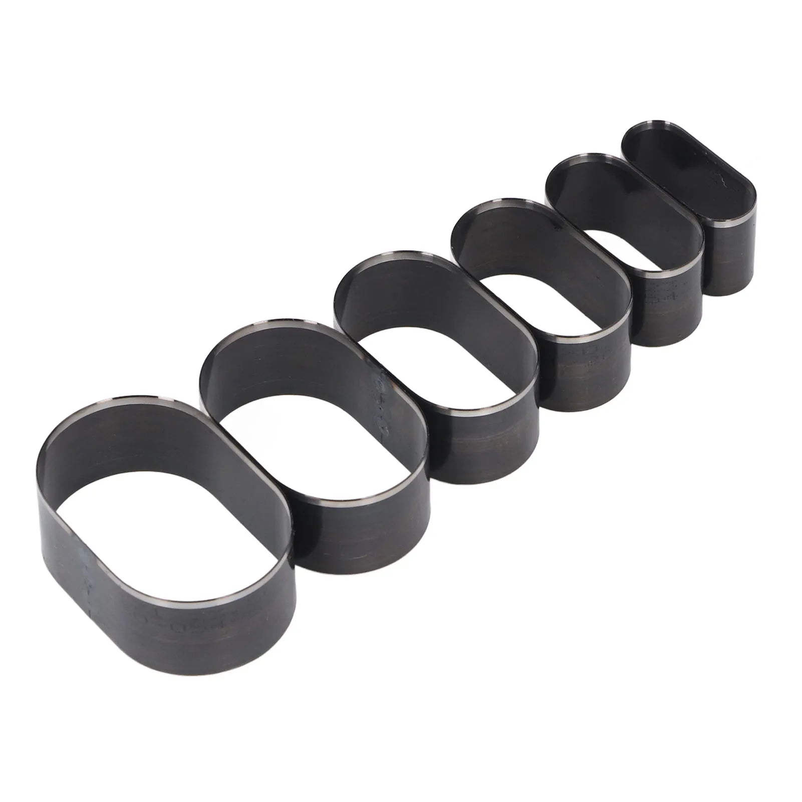 6Pcs Leather Cutting 35/40/45/50/55/60mm Die Leather Stencil Cutter Mold Hollow Hole Punch Set Paper Leather Craft Tools Qme