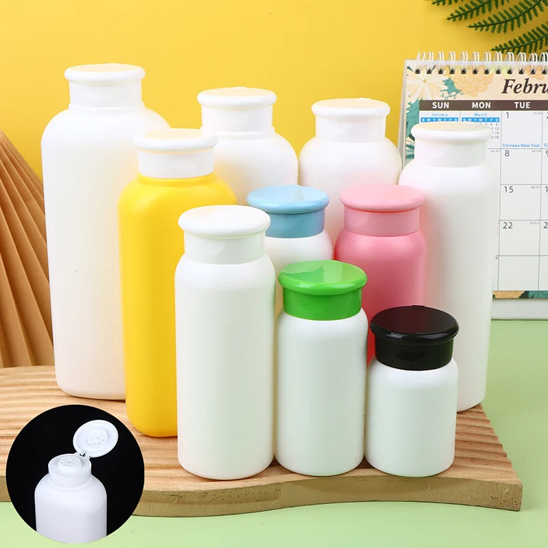 30 50 100 150 200 250 Refillable Talcum Powder Bottle Plastic Qme