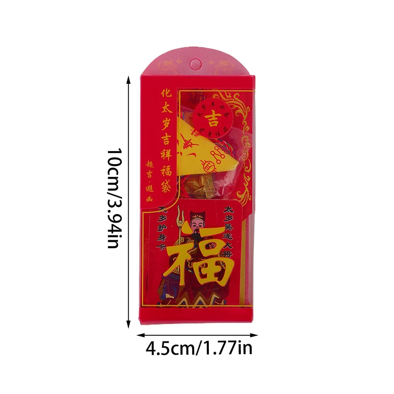Protection Buddha Amulet Safe Bring Wealth Treasure 2025 Tai Sui Qme Default Title