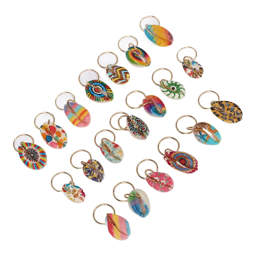 Shell Dreadlocks DIY Cute Exqusite Hair Braiding Pendant Clips Hair Accessories Decoration Shell Dreadlocks Pendant Qme