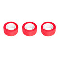 2cm 3/6 Rolls Red Painters Masking Tape Bulk Sharp Edge Line Technology, Residue-Free and Artisan Grade Wall Trim Tape Qme 3 Rolls 15M 20mm