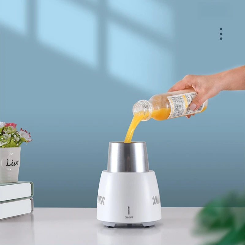 Portable Rapid Cooling Cup Cooler Fast Ice Maker Drinks Quiet Qme