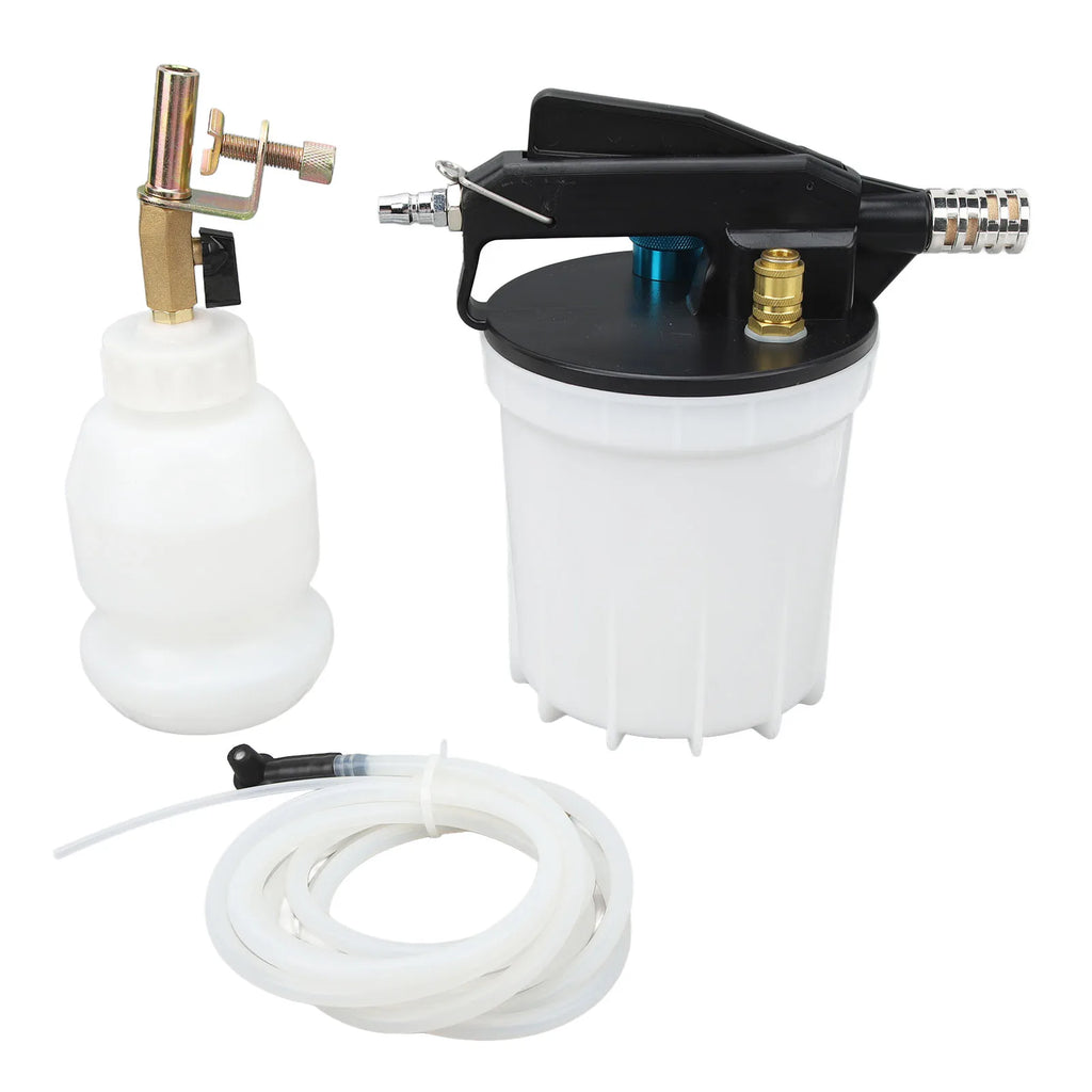 Brake Fluid Exchange Tool 2.75 To 11.6 Bar Air Brake Bleeder Kit 40in Hose with 2L Vacuum Brake Extractor for Vehicles Qme as show