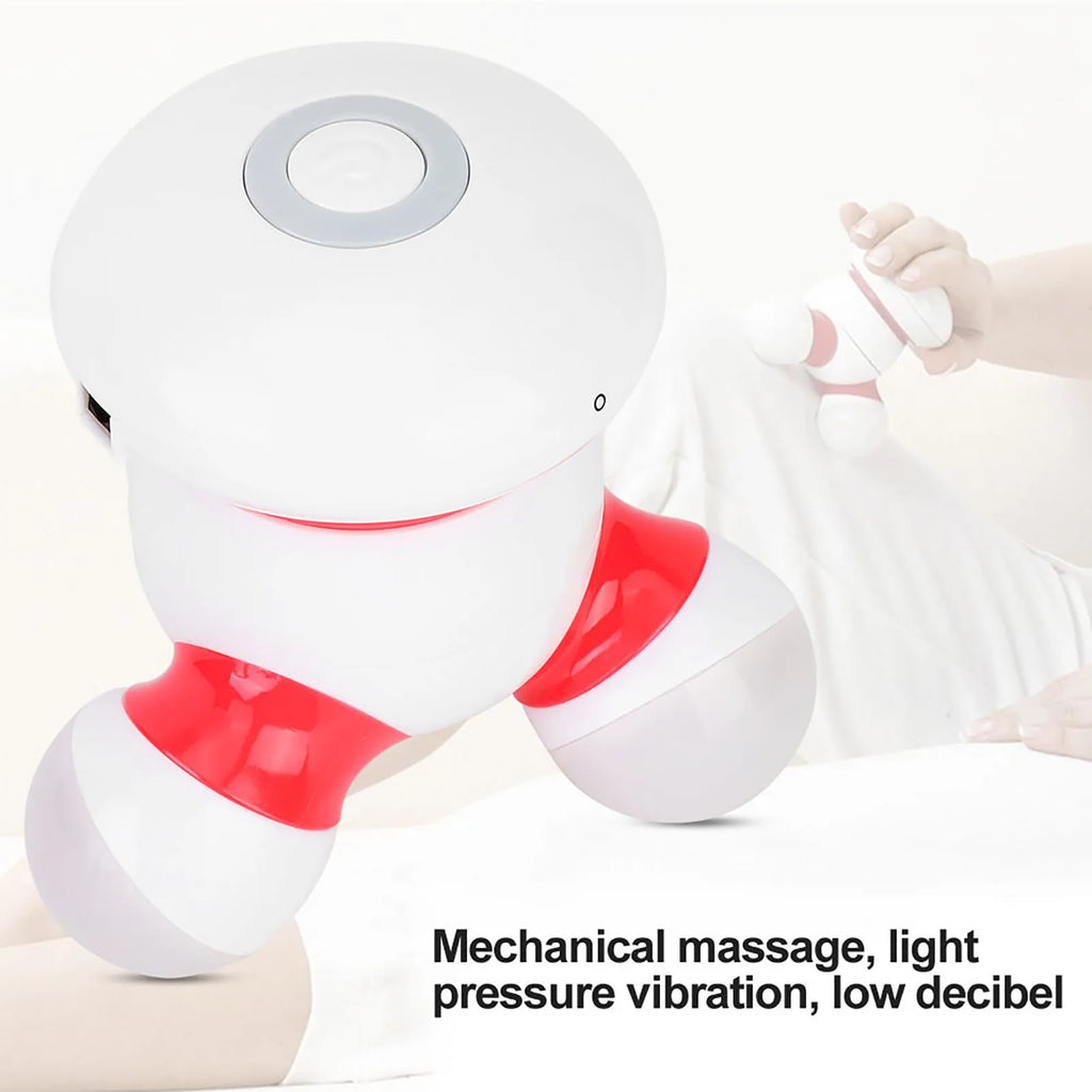 Body Massager Electronic USB Handheld Mini Body Massager Gentle Vibration Massager with LED Light Qme