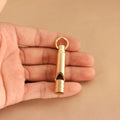 Multifunctional Brass Emergency Survival Whistle Portable Keychain Outdoor Tools Whistle For Camping Hiking. Qme 1PC
