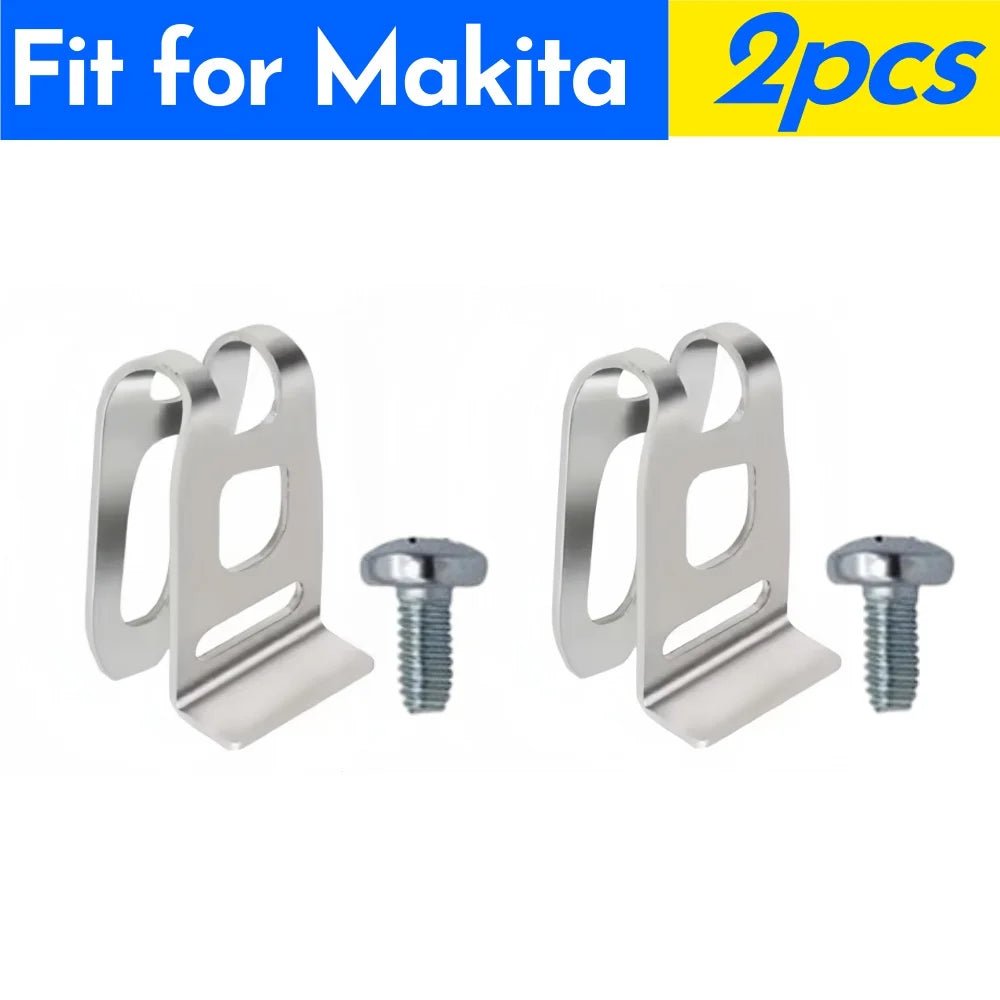 2-6PCS Electric Drill Belt Hook Cordless Drills Wrench Holder Clip Hooks Tool Fit for Dewalt/Makita/Milwaukee Impact Drills Tool Qme For Makita 2pcs
