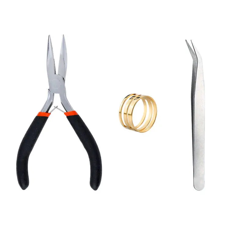 1050Pcs 0.7mm plated color Open Jump Rings Mixed 4mm 5mm 6mm 7mm 8mm 10mm iron Split Rings For DIY Jewelry Making 6 colors Qme tools box 13x5x1.5cm