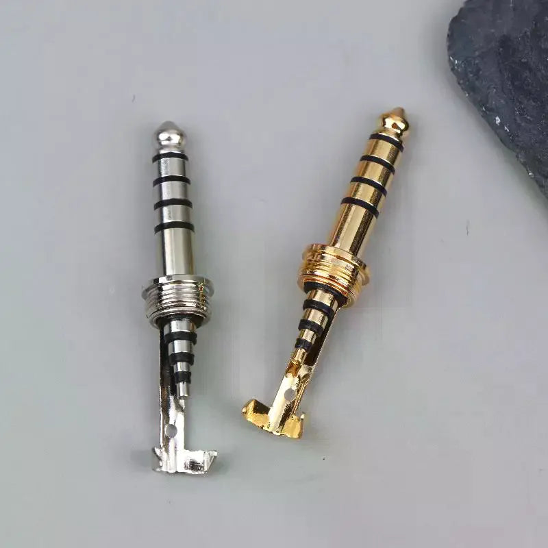 Professional 5Pole Balanced Plug Copper Rhodium Plated Clip Qme