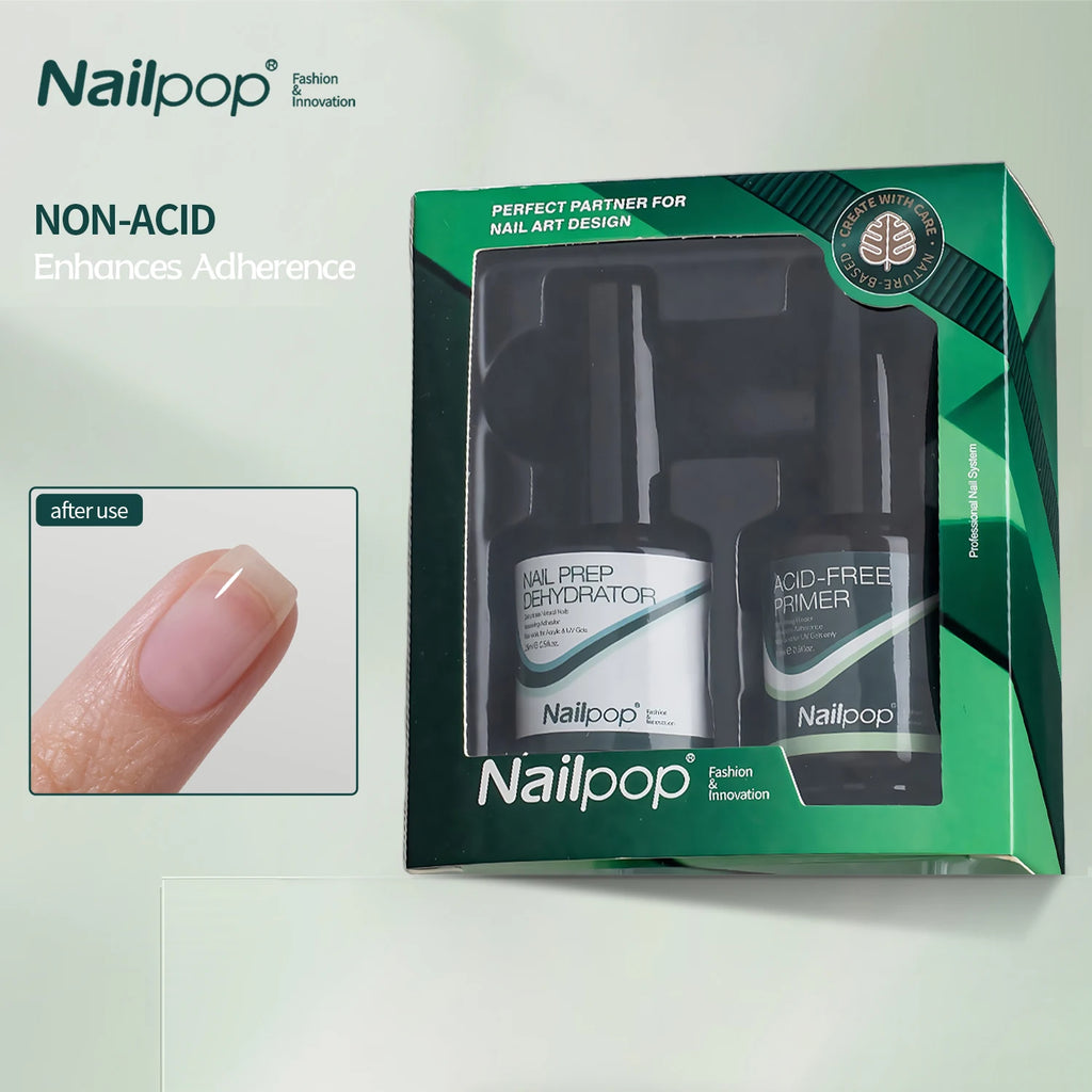 Nailpop Nail Dehydrator Primer Gel Polish Transparent Fast Dry Qme
