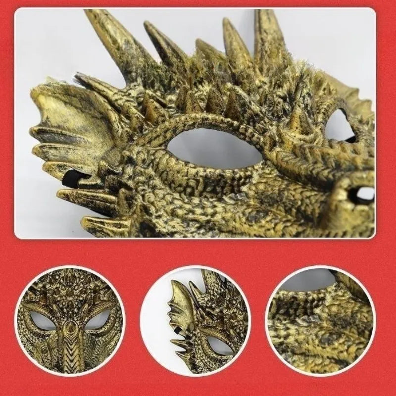 Horror Legend Organism Plastic Mask Cosplay Animal Dragon Full Face Fashion Headgear Halloween Masquerade Party Costume Prop Qme