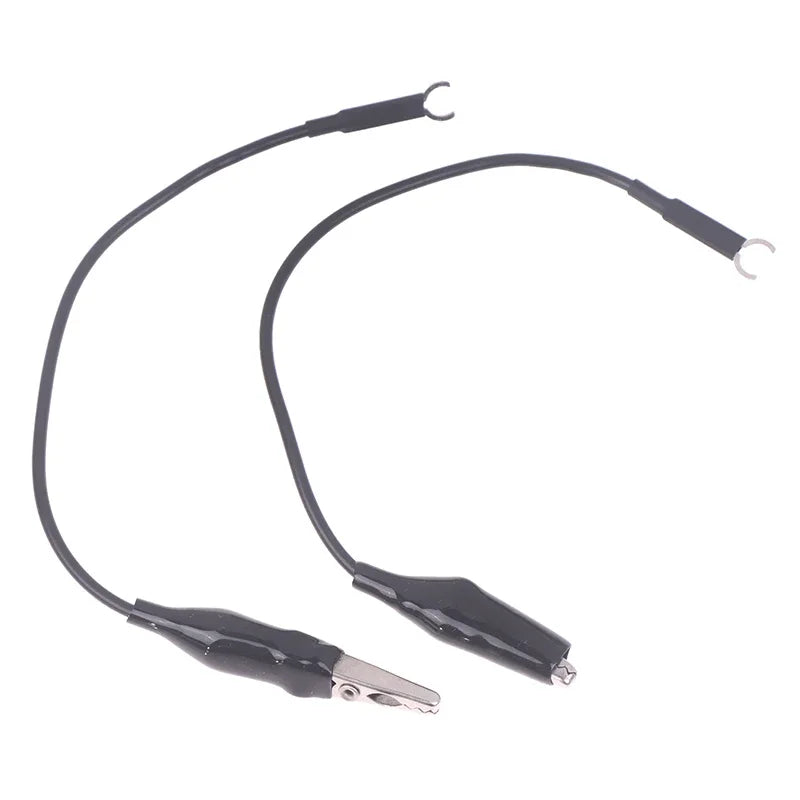 2Pcs Universal Ground Wire Oscilloscope Ground Wire Clip Clectrical Protective Wire Probe Qme