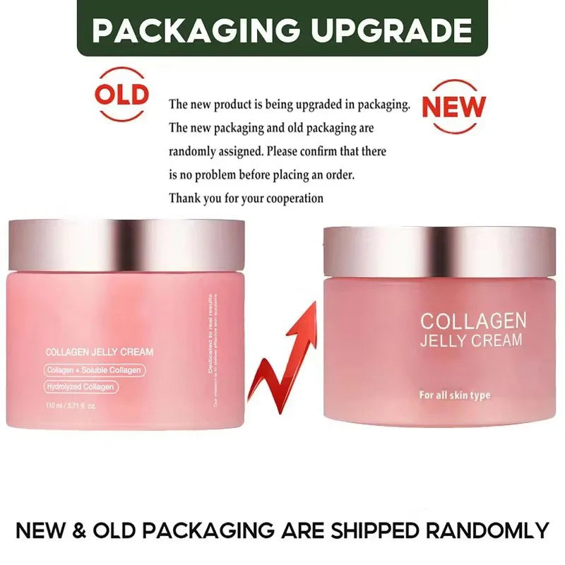Sakura Mask,Collagen Jelly Cream Niacinamide And Hydrolyzed Collagen Strengthen Skin Barrier Lasting Moisturizing Skin Face Care Qme