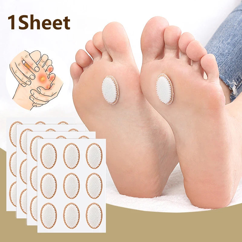 Oval Foam Chicken Eye Patch Foot Calluses Anti Abrasion Blister Qme