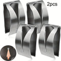 Stainless Steel Napkin Holder, Self-Adhesive Wall Mounted Tissue Dispenser for Kitchen Qme 2pcs