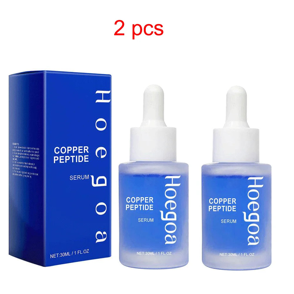 Copper Peptide Hair Density Serum Deep Nourishment Moist Damage Qme 2pcs