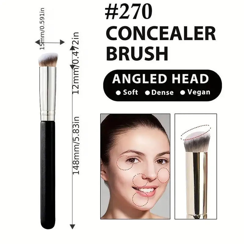 270 Concealer Brush Flawless Foundation Eye Intense Face Makeup Qme
