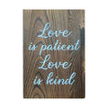 Wedding Aisle Wooden Signs Wedding Sign Love Is Patient Kind Wood Wedding Signage Verses Wall Decor Gift For Wedding Anniversary Qme G One Size