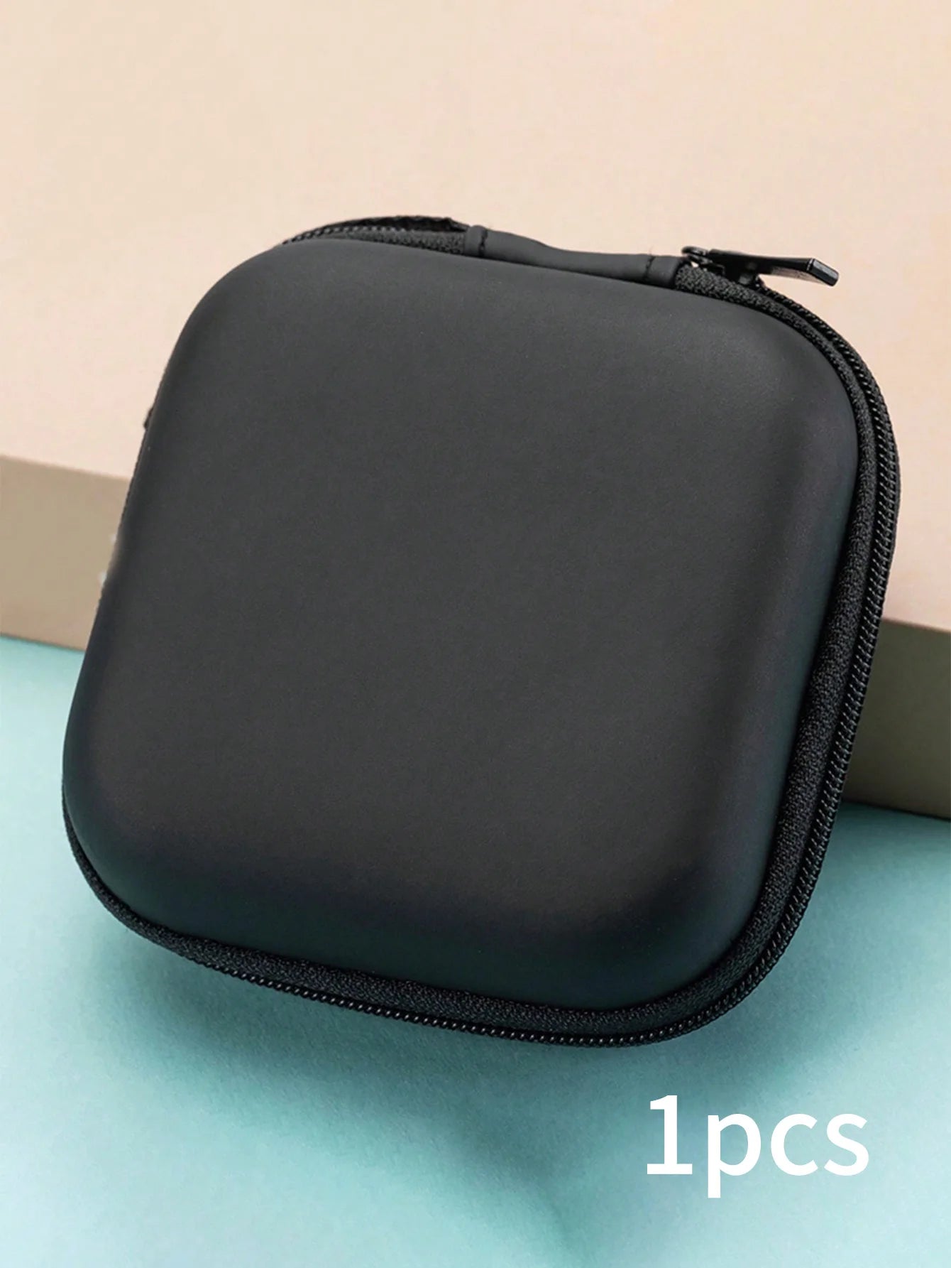 Data Cable Storage Bag Portable Bluetooth Headset Box Digital Product Qme black
