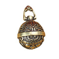 Small Pendant Men Women Vintage Brass Keychain Pure Copper Gluttonous Qme Default Title