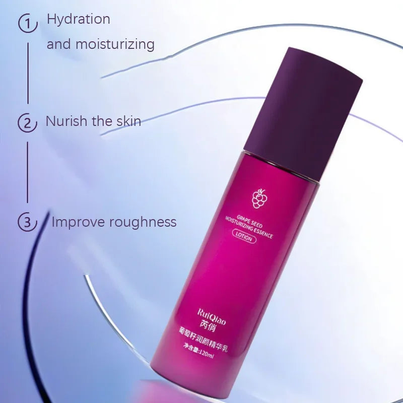 Grape Seed Moisturizing Essence Emulsion Firming Whitening Anti Aging Qme