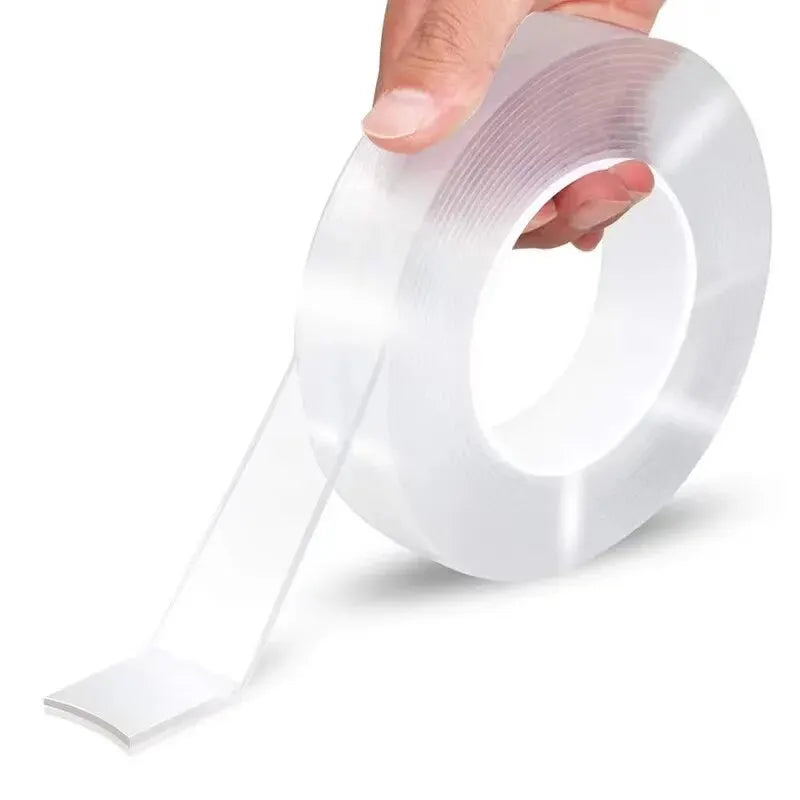 Nano Double-Sided Tape Non-Trace Hook Adhesive Acrylic Double-Sided Tape Transparent Tape Water Proof Nano Adhesive Qme