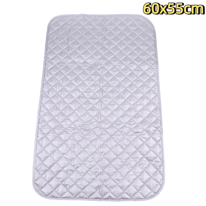 Table Top Ironing Mat Laundry Pad Portable Travel Clothes Protector Board Press Heat Blanket Iron Board Alternative Cover Qme 60x55cm