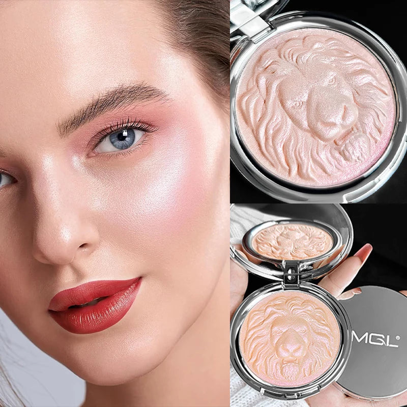 3 Face Highlighter Palette Llluminator Natural Glow Waterproof Qme