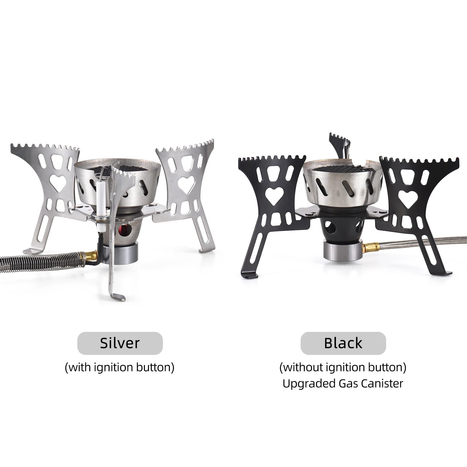 3500W Camping Stove High-Altitude Infrared Portable Gas Stove With Ignition Button for Outdoor Hiking Lightweight and Foldable Qme