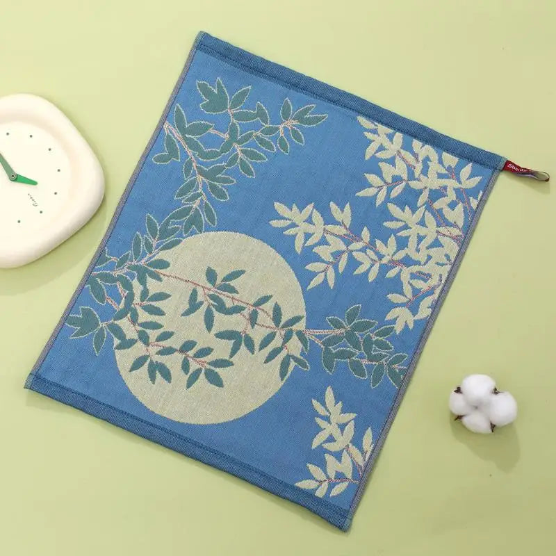 Pure Cotton Square Towel Home Restaurant Kitchen Gauze Dishcloth Tea Qme A3