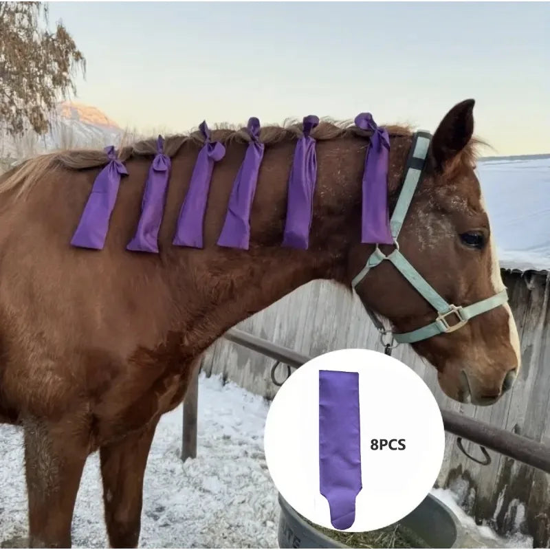 Premium Horse Mane Protection Sleeve Anti-friction Guard Stops Qme