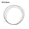 1M Diamond Cutting Wire Saw Blade For Jade Glass Rock DIY Cutting Matching Cutting Supply 0.26/0.37MM Professional Hand Tool Qme 0.26mm
