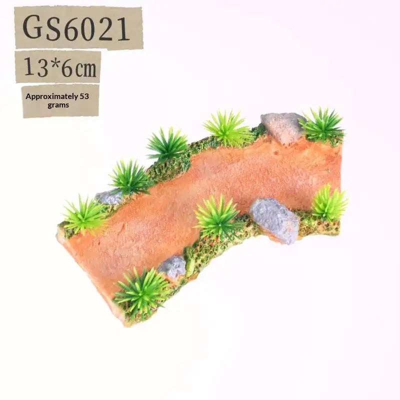 Resin Art Decoration Micro Landscapes Flower Pot Miniature Qme A7