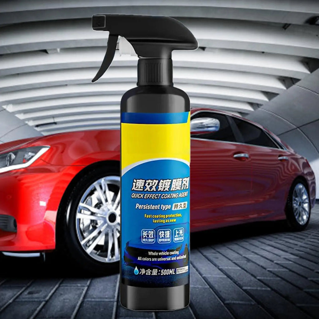 Coating Spray Car Scratch Wax Coating Spray 500ml Scratch Wax Polishs Waterless Wash Oil Film Glass Cleaner Paint Sealant Gloss Qme