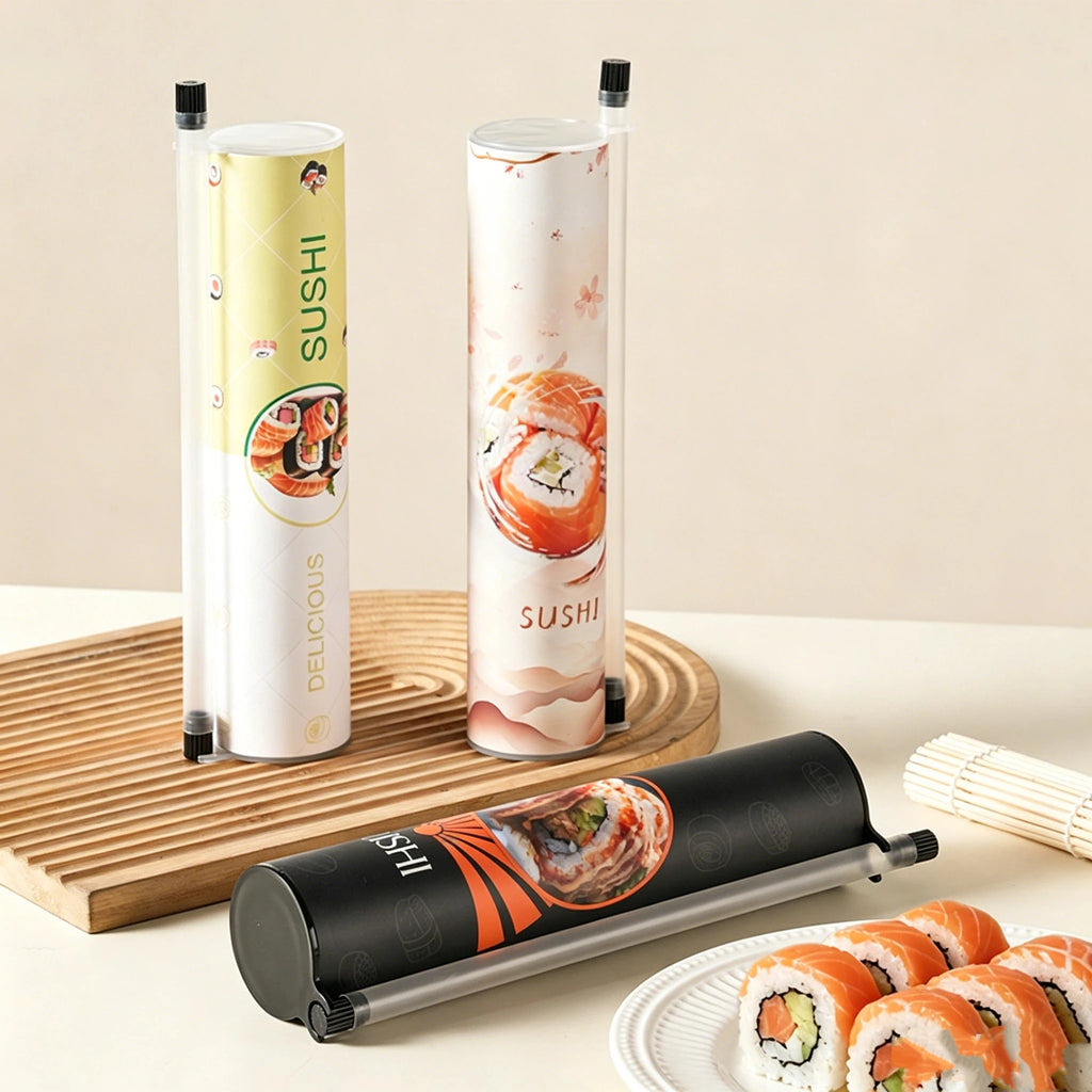 Food Grade Sushi Mold Cone Push Up Paper Bucket Package Box Round Qme