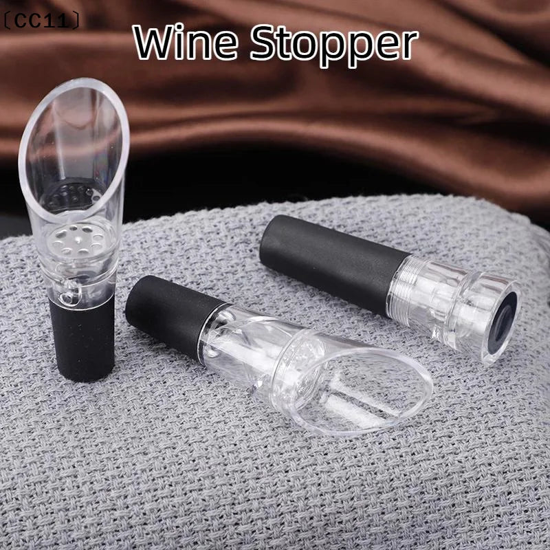 Wine Aerator Pourer Spout Vacuum Stopper Air Saver Pump Aerate Enjoy Qme