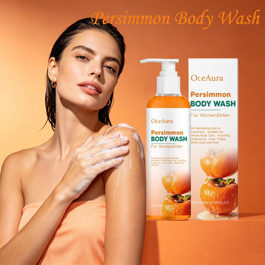 Oceaura Persimmon Body Wash Full Use Long-lasting Odor Eliminating Qme