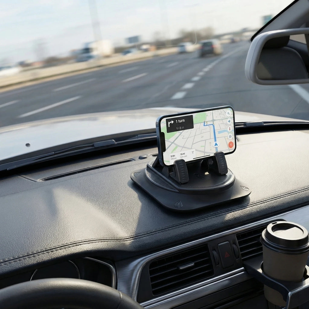 Universal Dashboard Car Phone Holder Upgraded Phone Mount for Car Dash Anti-Slip Pad Phone Holder Car Interior Accessories Qme