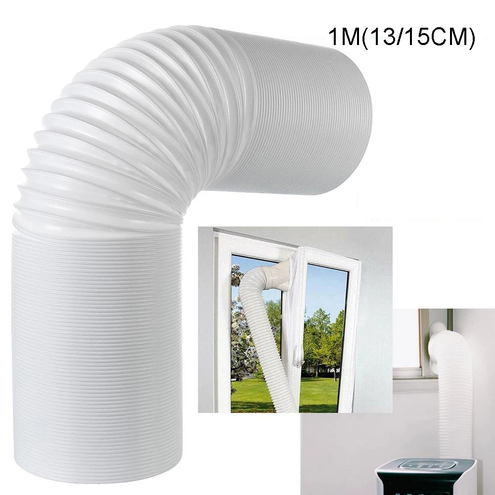 Flexible Air Conditioner Duct Extension For Exhaust Pipe Replacement Suitable For Portable AC Units And Industrial Ventilation Qme