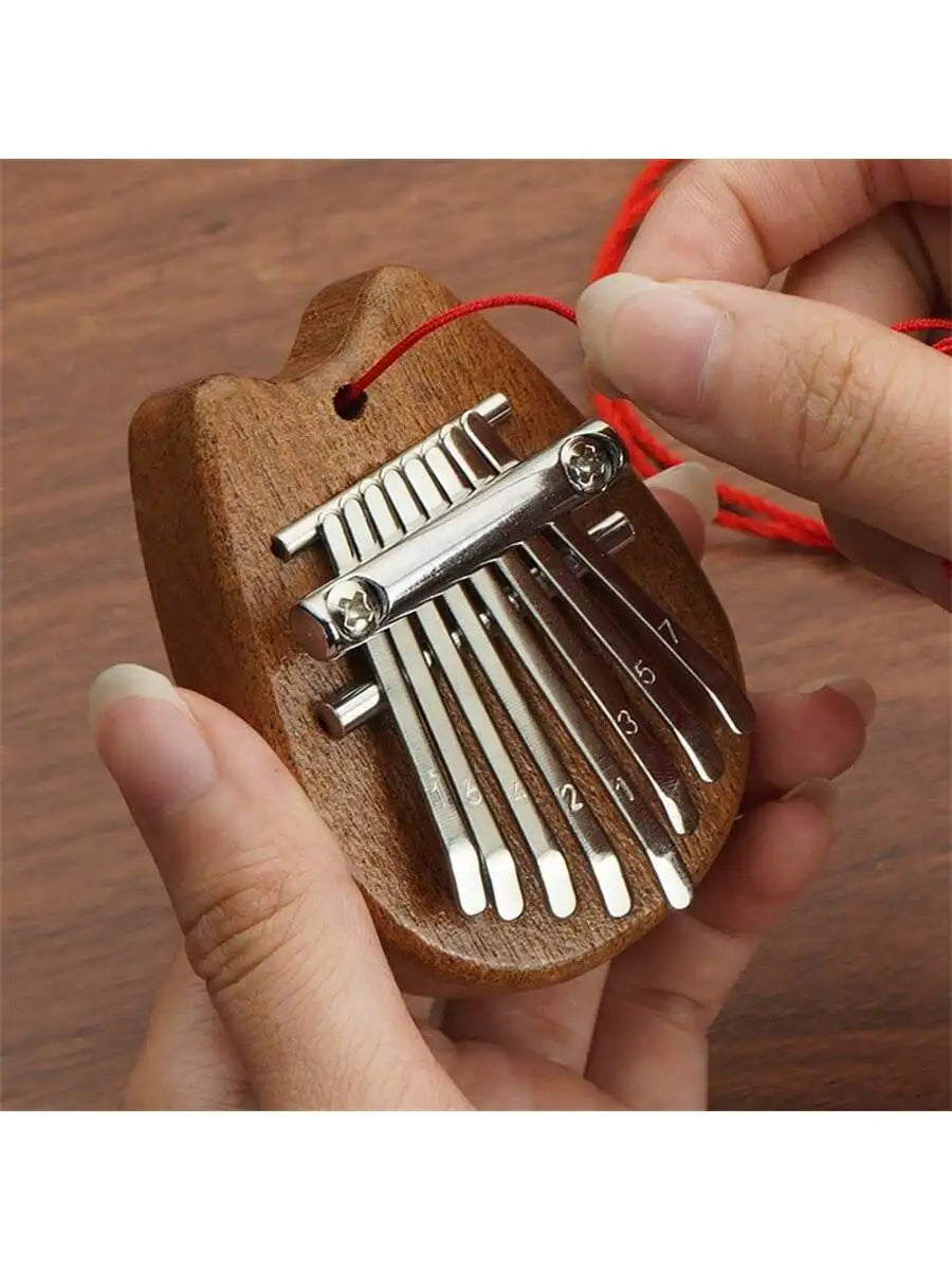 8 Key Kalimba Exquisite Finger Thumb Piano Marimba Musical Good Qme