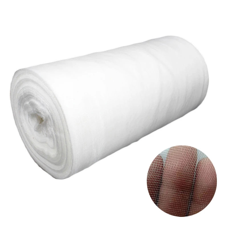 Garden Plant Insect Netting Vegetable, Flower and Fruit Care Cover Netting Pest Control Bird-proof 60 Mesh Protective Netting Qme White-60 Mesh 3x10m